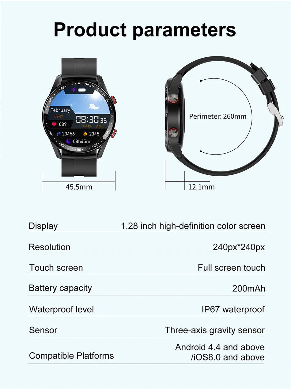 2025 GT Series 1.53'' AMOLED Sports Smart Watch