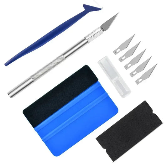 Car Wrap & Tint Tools – 10Pcs Vinyl Squeegee Kit