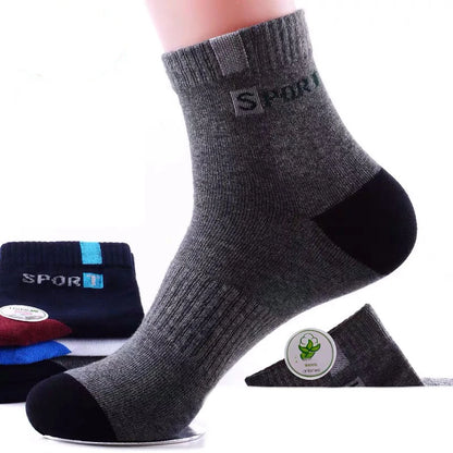Fashion Men’s Cotton Ankle Socks – Comfortable Fit