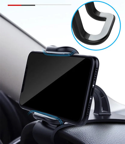 Rotatable Car Phone Stand for Mobile Dashboard