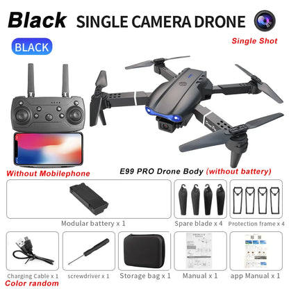 Foldable 2024 E99Pro RC Drone WIFI FPV Toy