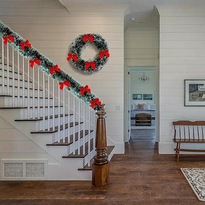 Festive Xmas Ribbon Garland Party & Home Decor