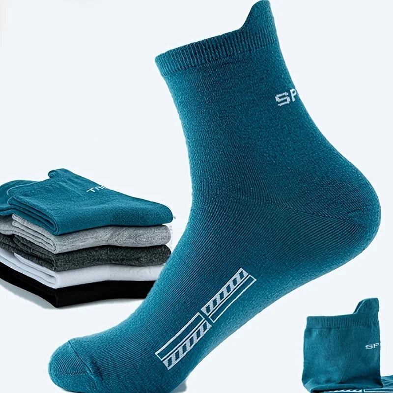 Fashion Men’s Cotton Ankle Socks – Comfortable Fit