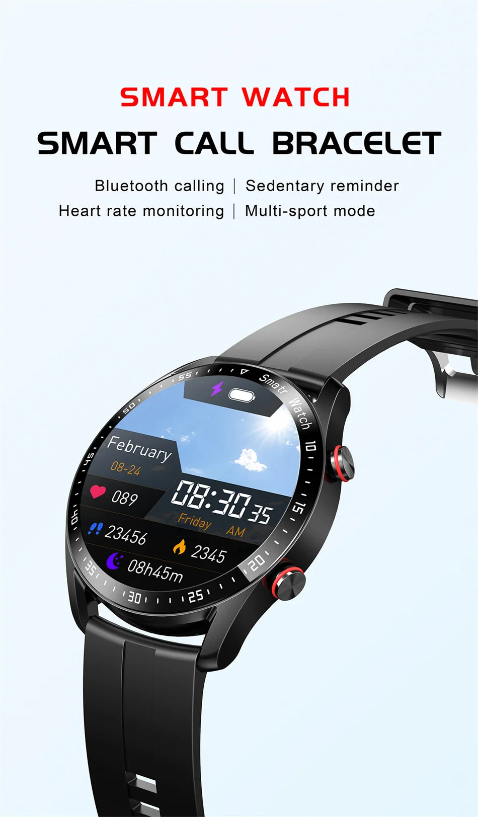 2025 GT Series 1.53'' AMOLED Sports Smart Watch