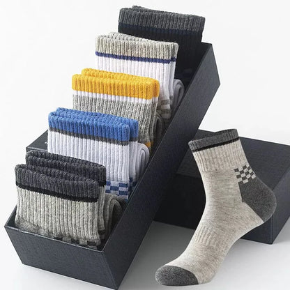 Fashion Men’s Cotton Ankle Socks – Comfortable Fit