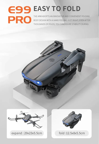 Foldable 2024 E99Pro RC Drone WIFI FPV Toy