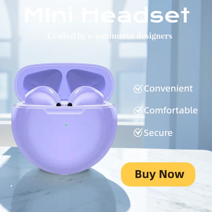 TWS Bluetooth Earphones Wireless Headset With Mic